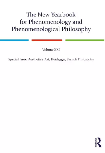 The New Yearbook for Phenomenology and Phenomenological Philosophy cover