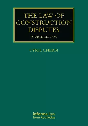 The Law of Construction Disputes cover