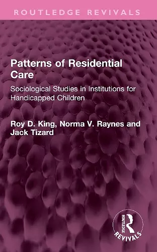 Patterns of Residential Care cover