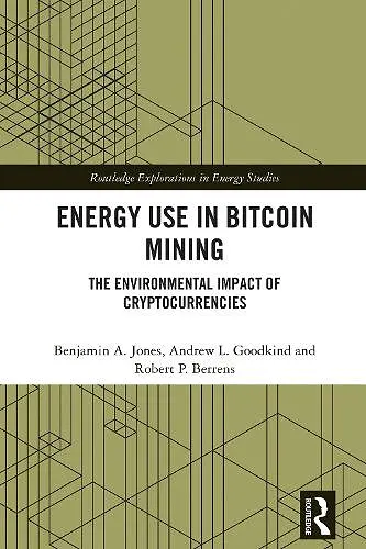Energy Use in Bitcoin Mining cover
