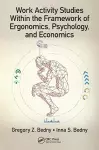 Work Activity Studies Within the Framework of Ergonomics, Psychology, and Economics cover