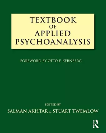 Textbook of Applied Psychoanalysis cover