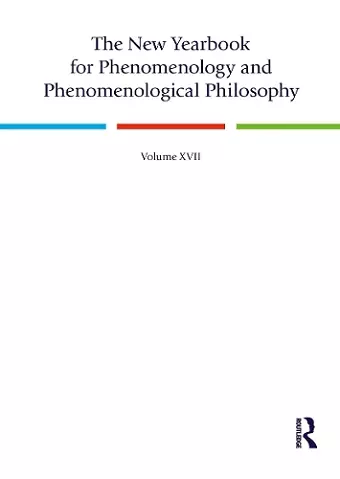 The New Yearbook for Phenomenology and Phenomenological Philosophy cover