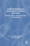 Artificial Intelligence Applications in Higher Education cover