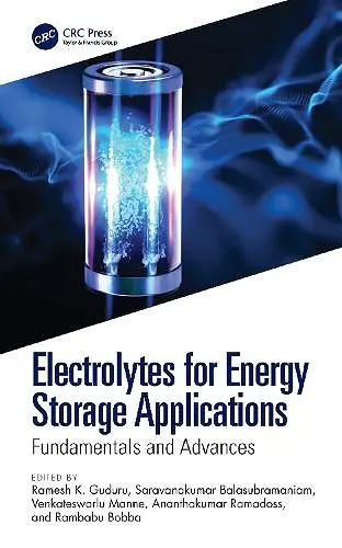 Electrolytes for Energy Storage Applications cover