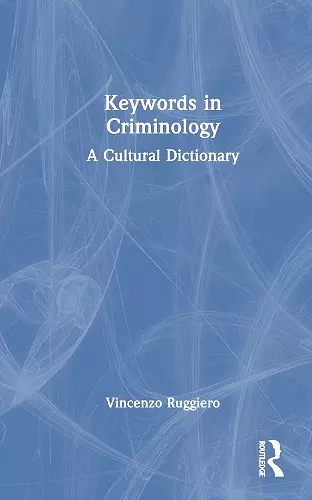 Keywords in Criminology cover