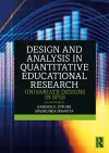 Design and Analysis in Quantitative Educational Research cover