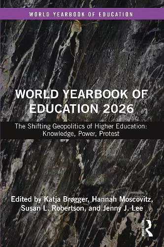 World Yearbook of Education 2026 cover