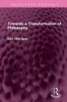 Towards a Transformation of Philosophy cover