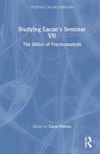 Studying Lacan’s Seminar VII cover