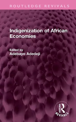 Indigenization of African Economies cover