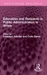 Education and Research in Public Administration in Africa cover