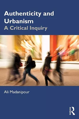 Authenticity and Urbanism cover