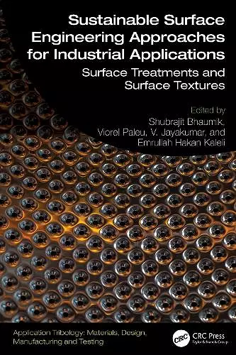 Sustainable Surface Engineering Approaches for Industrial Applications cover