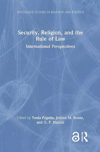 Security, Religion, and the Rule of Law cover