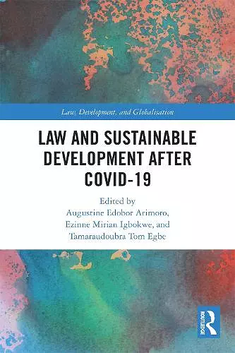 Law and Sustainable Development After COVID-19 cover