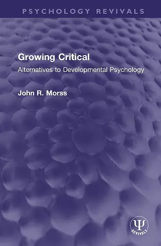 Growing Critical cover