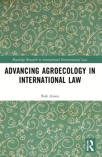 Advancing Agroecology in International Law cover