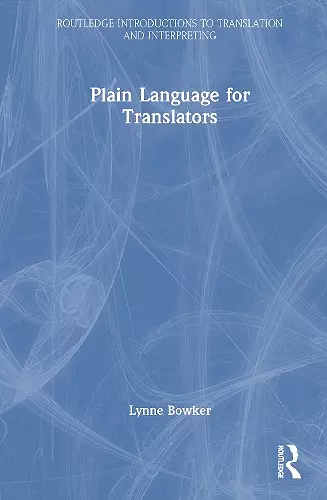 Plain Language for Translators cover