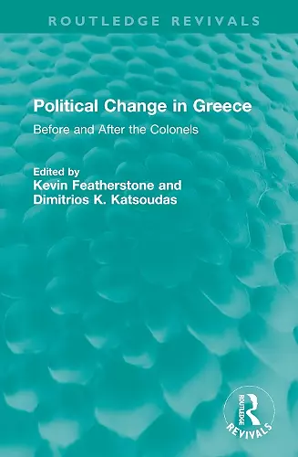 Political Change in Greece cover