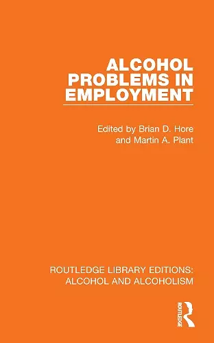 Alcohol Problems in Employment cover