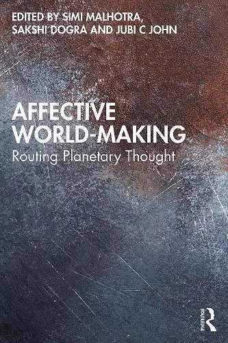 Affective World-Making cover