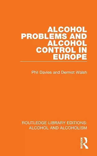 Alcohol Problems and Alcohol Control in Europe cover