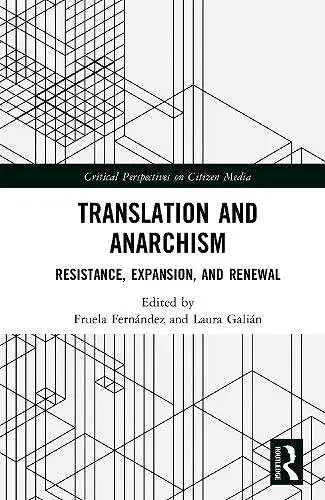 Translation and Anarchism cover