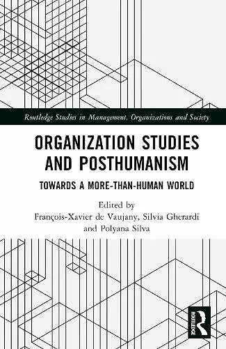 Organization Studies and Posthumanism cover