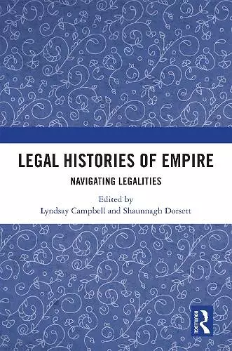 Legal Histories of Empire cover