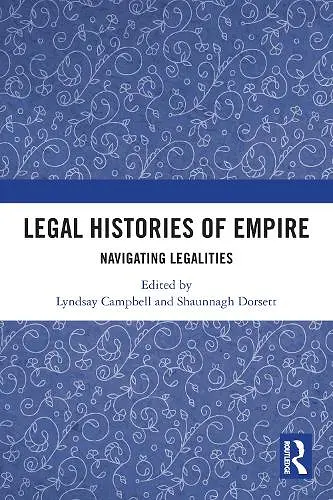 Legal Histories of Empire cover