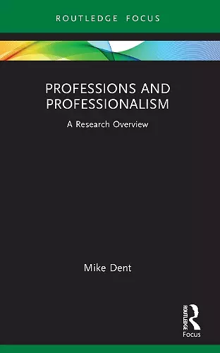 Professions and Professionalism cover