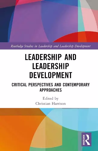 Leadership and Leadership Development cover