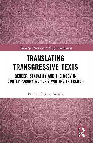 Translating Transgressive Texts cover