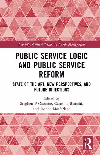 Public Service Logic and Public Service Reform cover