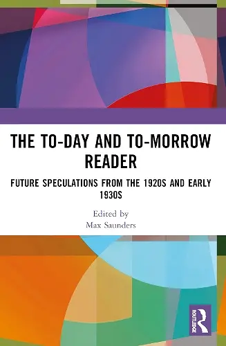 The To-day and To-morrow Reader cover