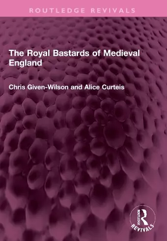 The Royal Bastards of Medieval England cover