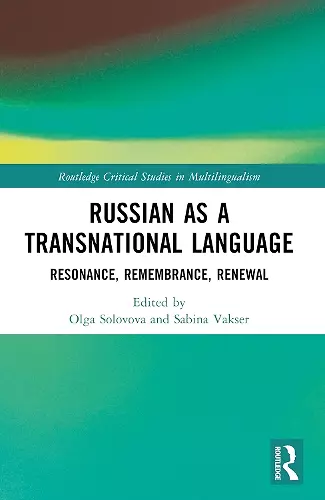Russian as a Transnational Language cover