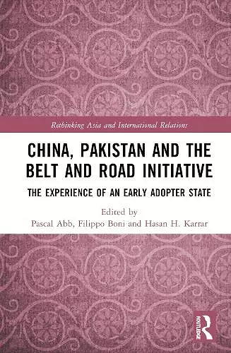 China, Pakistan and the Belt and Road Initiative cover