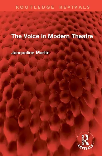 The Voice in Modern Theatre cover
