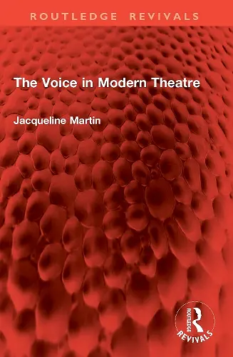 The Voice in Modern Theatre cover