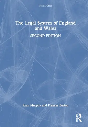 The Legal System of England and Wales cover