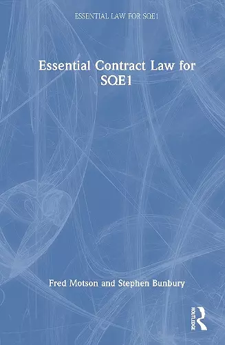 Essential Contract Law for SQE1 cover