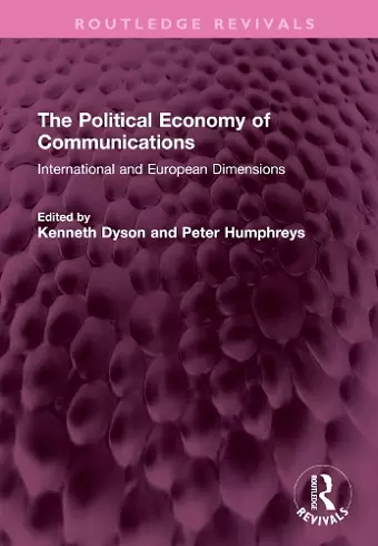 The Political Economy of Communications cover