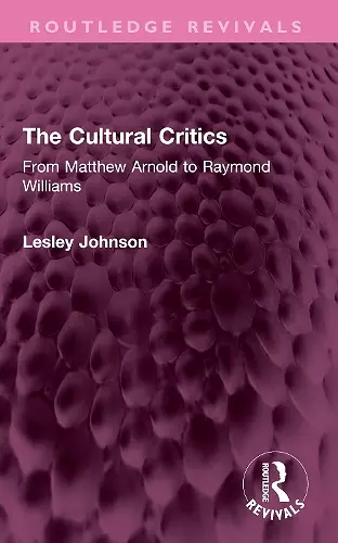 The Cultural Critics cover
