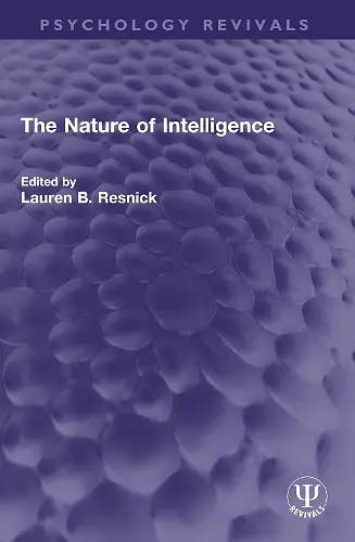 The Nature of Intelligence cover