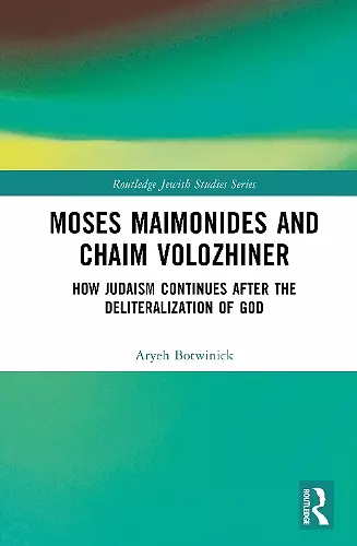 Moses Maimonides and Chaim Volozhiner cover