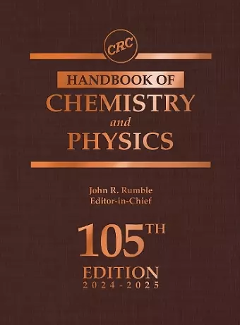 CRC Handbook of Chemistry and Physics cover