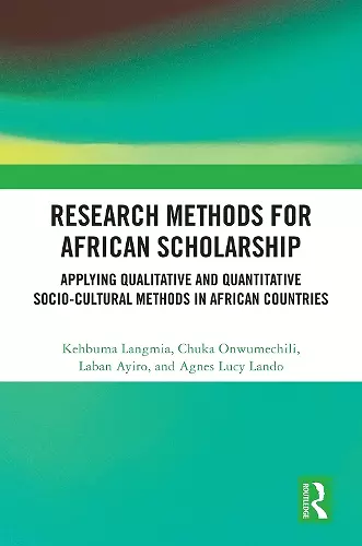 Research Methods for African Scholarship cover