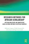 Research Methods for African Scholarship cover